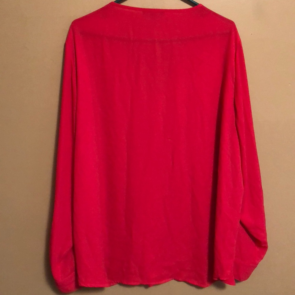 Hot Pink Long Sleeve Shirt 👚 - Picture 4 of 8